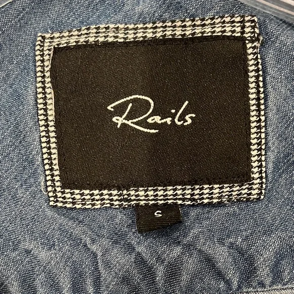 Rails Denim Blue Women's Shirt - Picture 2 of 6